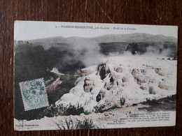 L38/111 HAMMAM MESKOUTINE PRES GUELMA . PROFIL DE LA CASCADE - Guelma