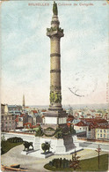 BRUXELLES - Panorama - Colonne Du Congrès - Oblitération De 1909 - Panoramische Zichten, Meerdere Zichten