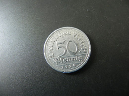 Deutschland 50 Pfennig 1920 G - 50 Rentenpfennig & 50 Reichspfennig