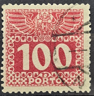 AUSTRIA 1908/13 - Canceled - ANK 44z - 100h - PORTOMARKE - Segnatasse