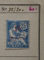 ¤2  MAROC   1915  T.P NEUF CHARN. SURCHARGE +++ - Unused Stamps