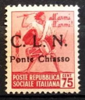 C.L.N. - PONTE CHIASSO -  VEDI FOTO LINGUELLATO  N° 7 - National Liberation Committee (CLN)