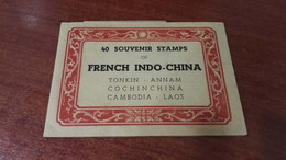 Indochina Indochine Carnet, Left Side Not Good As Shown Right Side - Nuovi