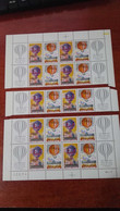 France Baloons Mi#2387-2388 Mint Never Hinged Separated Sheet - Unused Stamps