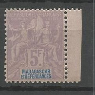 MADAGASCAR  N° 42 Gom Coloniale NEUF**  SANS CHARNIERE TB / MNH - Ungebraucht