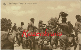 Belgisch Congo Belge Bas-Congo Bangu Enfants Children Ethnique Ethnic Native Au Marche De Kitobola CPA Afrique Africa AK - Belgian Congo