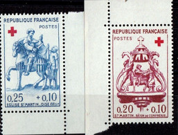 Au Profit De La Croix Rouge Les 2 Timbres Neufs De 1960 Issu Du Carnet - Unused Stamps