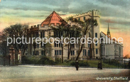 SHEFFIELD UNIVERSITY OLD COLOUR POSTCARD YORKSHIRE - Sheffield