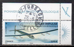 FRANCE 2021 - Timbre Solar Impulse Oblitéré Cachet Rond - Oblitérés