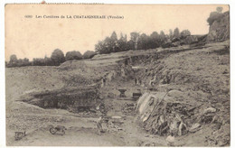 VENDEE LES CARRIERES DE LA CHATAIGNERAIE EXPLOITATION CARRIERE A CIEL OUVERT QUARTZ CHEFFOIS CIRCULE BOUE AISNE 02 - La Chataigneraie