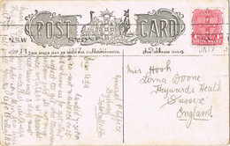 41516. Postal SYDNEY (N.S.W.) 1911. New South Wales. WEEPING ROCK, Falls,  Blue Mountains - Brieven En Documenten