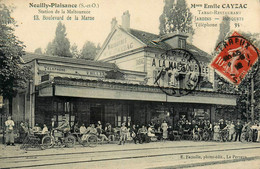 Neuilly Plaisance * Débit De Tabac Tabacs TABAC Restaurant Maison Emile CAYZAC , Station Maltournée 13 Bd De La Marne - Neuilly Plaisance