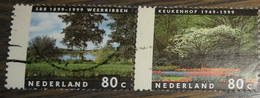 Nederland - NVPH - 1816 T/m 1817 Paar - 1999 - Gebruikt - Cancelled - Jaargetijden Weerribben - Keukenhof - Gebruikt