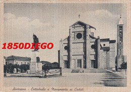 AVEZZANO - CATTEDRALE E MONUMENTO AI CADUTI F/GRANDE VIAGGIATA 1942 ANIMATA - Avezzano