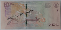 Colombia 10000 Pesos Muestra Sin Valor / SPECIMEN 19/8/2015 P460S UNC - Kolumbien