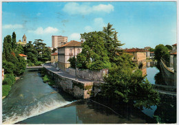 MONZA   SCORCIO   PANORAMICO    FIUME  LAMBRO        (VIAGGIATA) - Monza