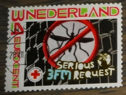 Nederland - NVPH - 2619 - Persoonlijk Gebruikt - Cancelled - Serious Request - Zwart - Timbres Personnalisés