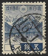 JAPON  1939  -  YT 65 - Lake Kamikochi And Mount Hodaka - Oblitéré - Oblitérés