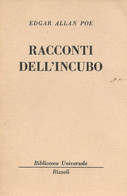 LB173 - EDGAR ALLAN POE : RACCONTI DELL'INCUBO - Ediciones De Bolsillo