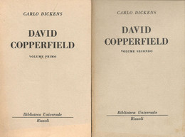 LB176 - CHARLES DICKENS : DAVID COPPERFIELD (due Volumi) - Edizioni Economiche