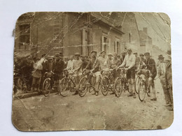 Marienau Départ Courses Cycliste Cycles Près De Forbach Rare Carte Photo - Forbach