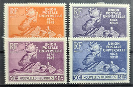 NOUVELLES HÉBRIDES 1949/50 - MLH - YT 136-139 - Nuovi