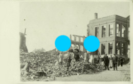 HERVE Hôtel De Ville  Photo Carte En 1914  Bombardement - Herve