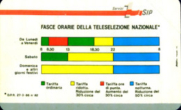 G 2 C&C 1102 SCHEDA NUOVA SMAGNETIZZATA FASCE ORARIE 12.89 PIK 10 L. 211 COME FOTO - Publiques Thématiques