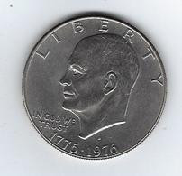États Unis US One Dollar 1976 - 1971-1978: Eisenhower