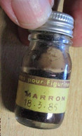 ABT21 Pot De Peinture ABT Des Années 70 : TEINTES POUR FIGURINES / MARRON Pour Collectionneurs - Decalcografie