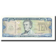 Billet, Liberia, 10 Dollars, 2011, KM:27f, NEUF - Liberia