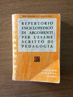 Reportorio Enciclopedico... - Ugo Barbano - Ciranna Roma - 1972 - AR - Medicina, Psicologia