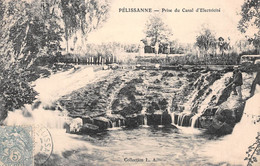 PELISSANNE - Prise Du Canal D'Electricité - Pêcheur à La Ligne - Pelissanne