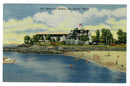Ref 1496 - Unused Postcard - Hotel Bar Harbour - Bar Harbour Maine USA - Autres & Non Classés