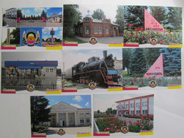 8 PCs Ukraine Svatove Luhansk Oblast (region) Set Of 8 Postcards - Ukraine