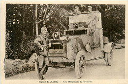 Mailly Le Camp * Auto Mitrailleuse De Cavalerie * Militaria * Voiture Automobile Armement * Militaires - Mailly-le-Camp