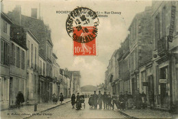 Rochefort Sur Mer * La Rue Chanzy * Vue Prise De La Rue Clémots * Coiffeur - Rochefort