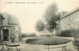 Clichy * Hôpital Gouin * La Cour D'entrée - Clichy