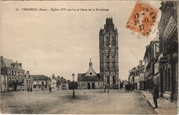 CPA VERNEUIL-sur-AVRE Eglise Et Place De La Madeleine (1149864) - Verneuil-sur-Avre