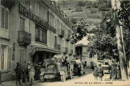 La Grave * Devanture Façade Hôtel De La Meije , JUGE Propriétaire * Automobile Voiture Autocar De Marque ? Autobus Car - Other & Unclassified