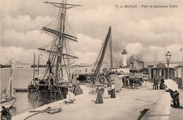 Royan * Le Port Et Ancienne Jetée * Bateau Vapeur * Grue - Royan
