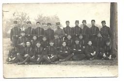 CPA 58 COSNE SUR LOIRE CARTE PHOTO MILITAIRE 1914 RARE BELLE CARTE !! - Cosne Cours Sur Loire