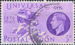 6512 Mi.Nr. 242 Großbritanien (1949) 75 Jahre Weltpostverein (UPU) Gestempelt - Universal Mail Stamps