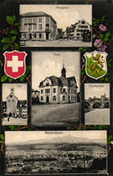 Bischofszell, Mehrbild-AK Mit Wappen, 1911 - Bischofszell