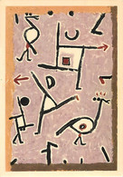 Art - Peinture - Paul Klee - A Droite, à Gauche - Towards Right, Towards Left - Carte Neuve - CPM - Voir Scans Recto-Ver - Schilderijen