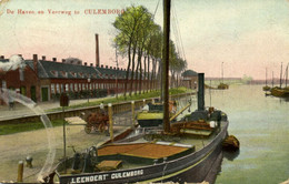 Nederland, CULEMBORG, De Haven En Veerweg, Boot "Leendert" (1932) Ansichtkaart - Culemborg