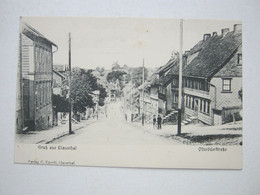 Clausthal-Zellerfeld , Strasse,  Schöne Karte   , 2 Scans - Clausthal-Zellerfeld