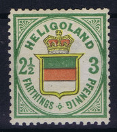 Helgoland: Mi Nr 17 B MH/* Signed/ Signé/signiert Brun 1873 Reprint With Line Perforation - Héligoland