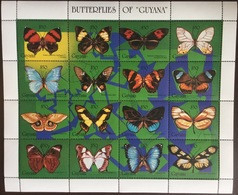 Guyana 1994 Butterflies Sheetlet MNH - Butterflies