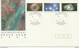 Australia 1992 International Space Year FDC - Oceanië